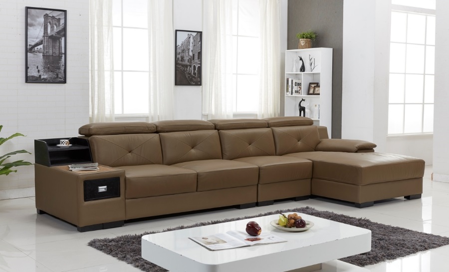 Portia Leather Sofa Lounge Set